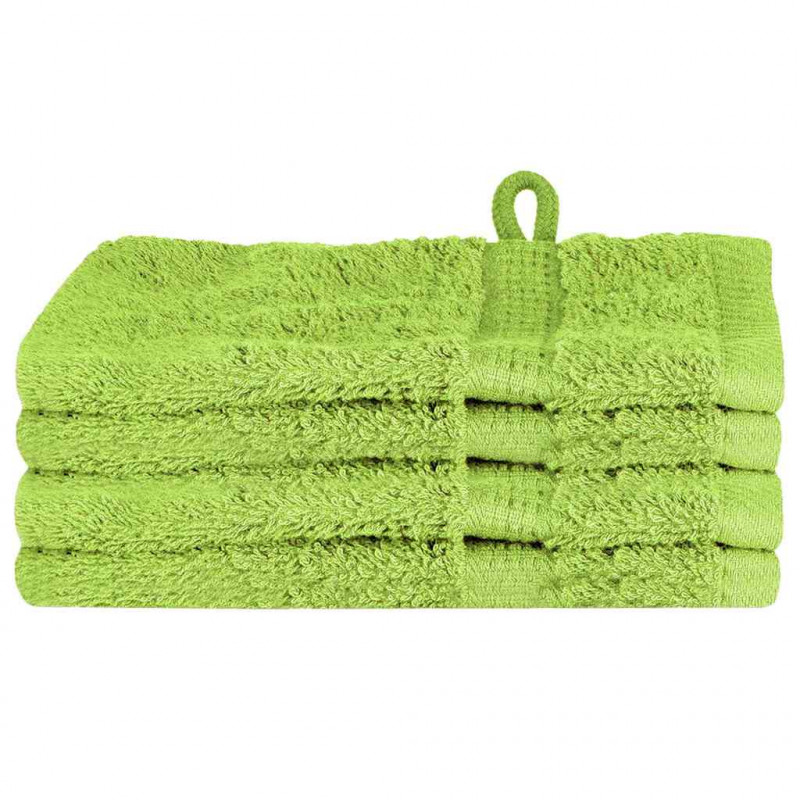Ręcznik Gościnny SOLUND 4 pcs Zielony 15 x 21 cm 550 gsm