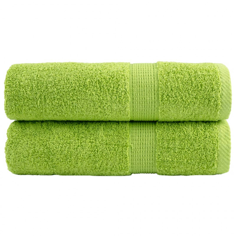 Ręczniki premium SOLUND, 2 szt., zielone, 50x100 cm, 600 g/cm²