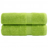 Ręczniki premium SOLUND, 2 szt., zielone, 50x100 cm, 600 g/cm²