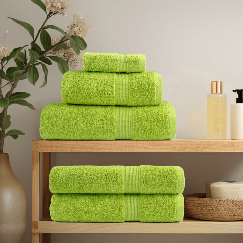 Ręczniki premium SOLUND, 2 szt., zielone, 50x100 cm, 600 g/cm²