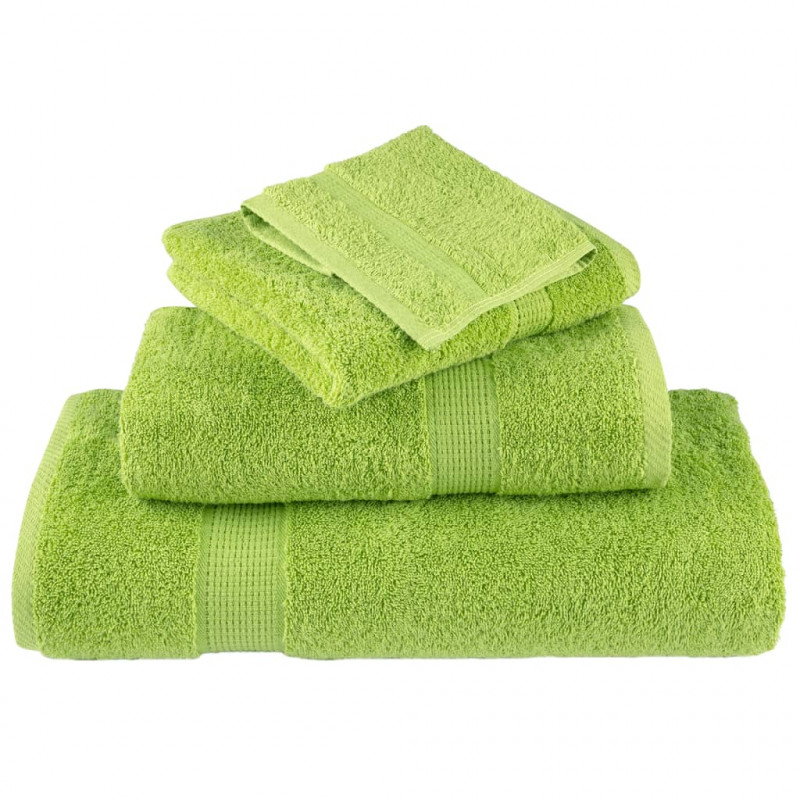 Ręczniki premium SOLUND, 2 szt., zielone, 50x100 cm, 600 g/cm²
