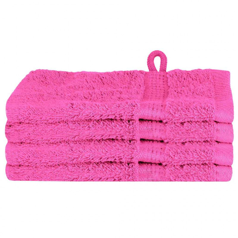 Ręcznik Gościnny SOLUND 4 pcs Różowy 15 x 21 cm 550 gsm