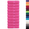 Ręczniczki premium SOLUND, 10 szt., różowe, 30x50 cm, 600 g/cm²