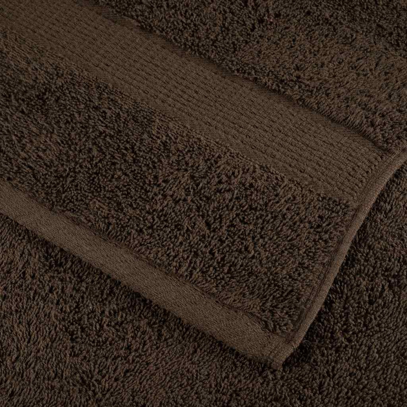 8-częściowy zestaw ręczników premium SOLUND, brązowy, 600 g/cm²