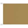 Markiza pionowa, beżowa, 180x800 cm, tkanina Oxford