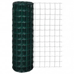 Euro ogrodzenie, stalowe, 25 x 1,2 m, zielone