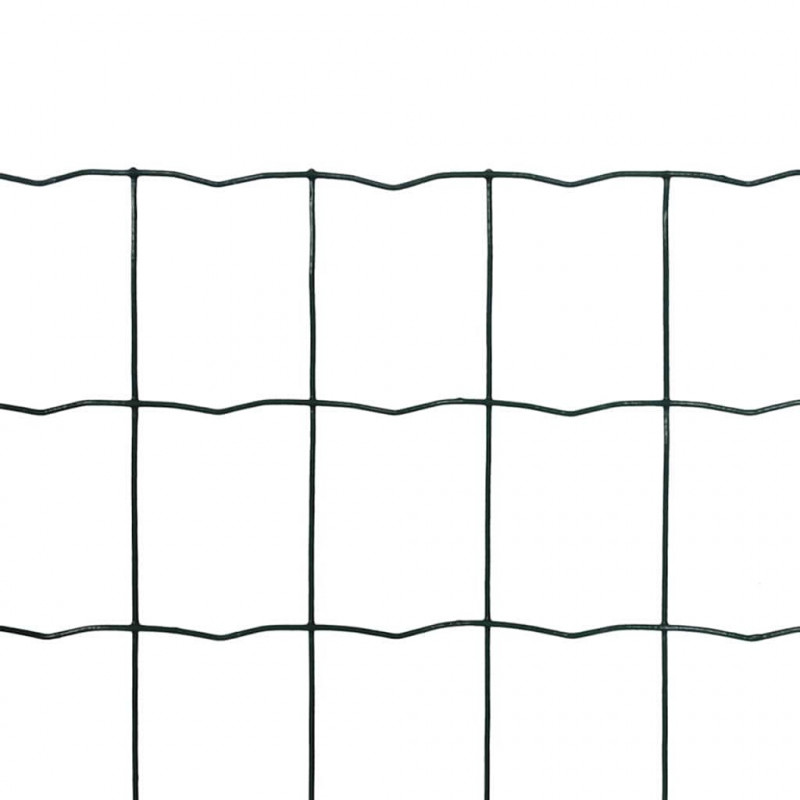 Euro ogrodzenie, stalowe, 10 x 1,0 m, zielone
