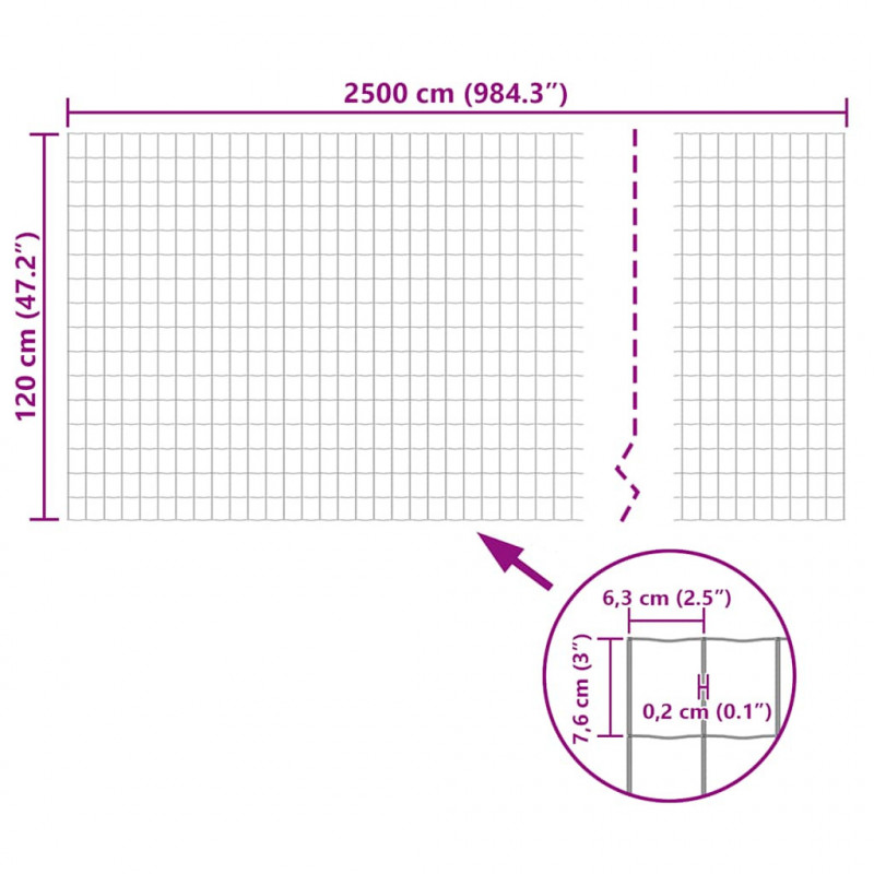 Euro ogrodzenie, stalowe, 25 x 1,2 m, zielone