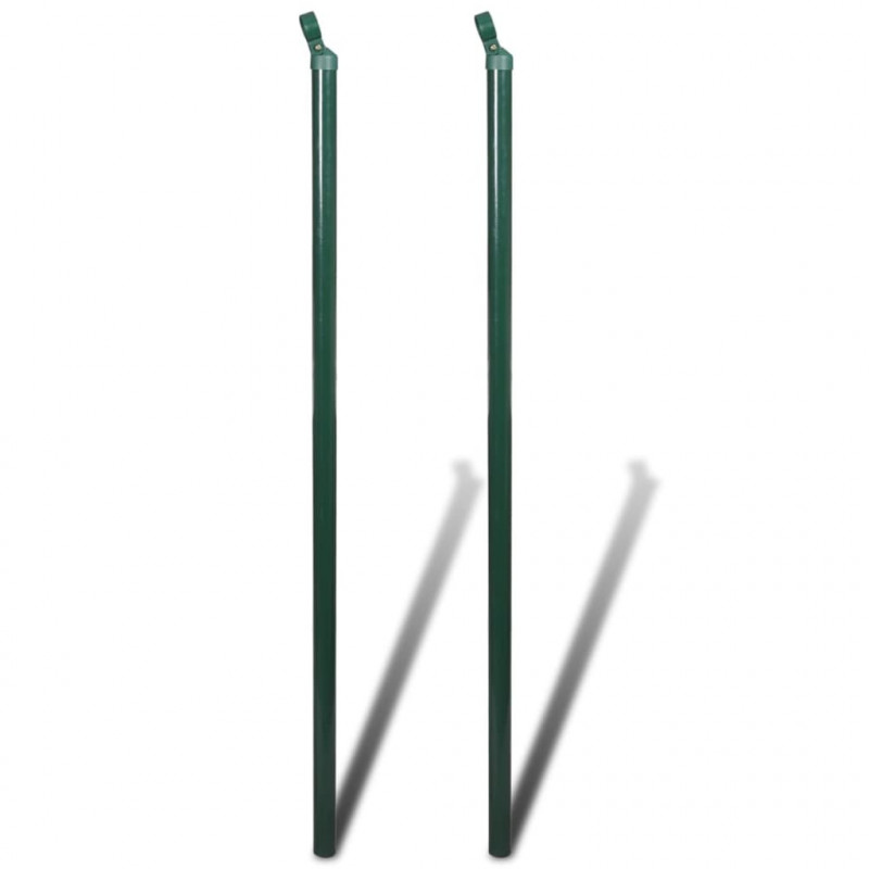 Ogrodzenie z siatki z akcesoriami, stal, 0,8x25 m