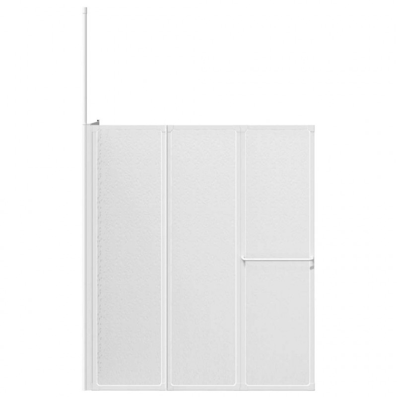 Drzwi prysznicowe, kształt L, 70x120x137 cm, 4 panele, składane