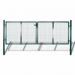 Ogrodowa brama ogrodowa z siatki, krata ścienna, 300x75 cm
