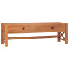Szafka pod TV z szufladami, 120x40x45 cm, lite drewno tekowe
