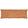 Szafka pod TV z szufladami, 120x40x45 cm, lite drewno tekowe