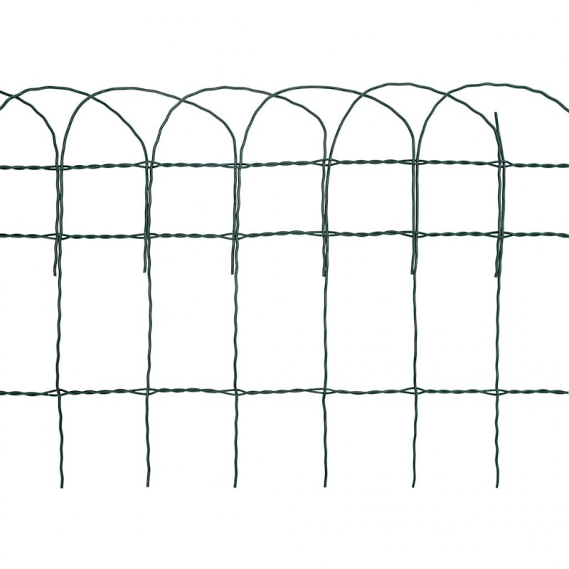 Obrzeże ogrodowe, malowane proszkowo żelazo, 25 x 0,4 m