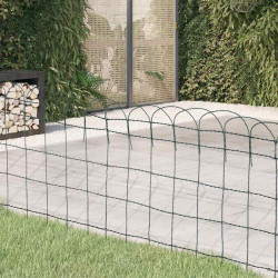 Obrzeże ogrodowe, malowane proszkowo żelazo, 10x0,65 m