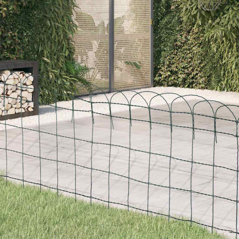 Obrzeże ogrodowe, malowane proszkowo żelazo, 10x0,65 m