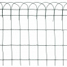 Obrzeże ogrodowe, malowane proszkowo żelazo, 10x0,65 m