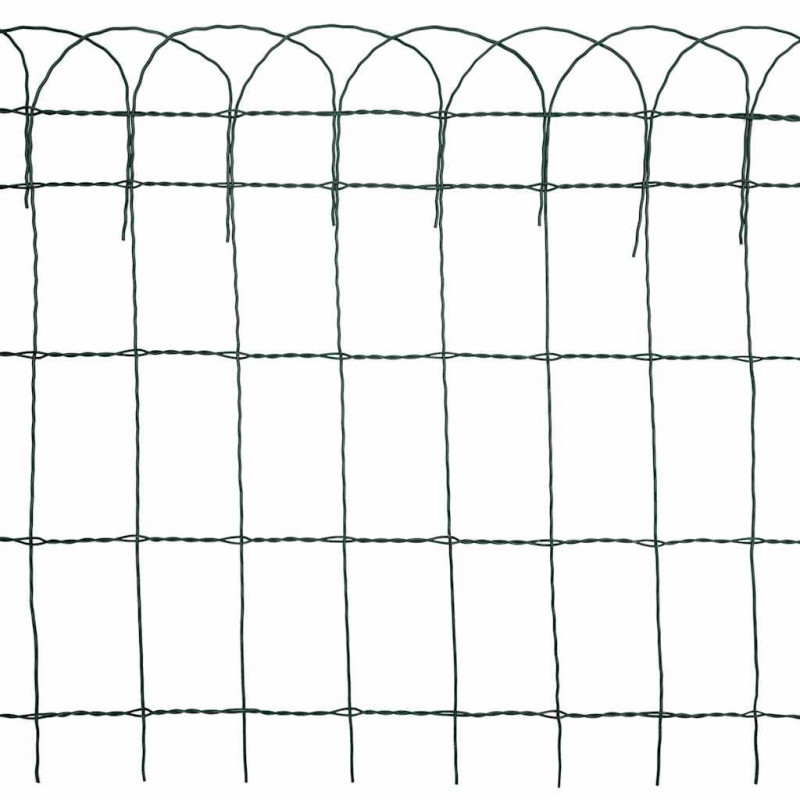 Obrzeże ogrodowe, malowane proszkowo żelazo, 25 x 0,65 m