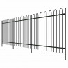 Ogrodzenie 600 x 150 cm Stal Pokryta Proskiem
