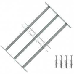 Krata na okno z regulacją, 500-650 mm, 3 metalowe pręty