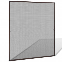 Brązowa moskitiera przeciw insektom 130 x 150 cm