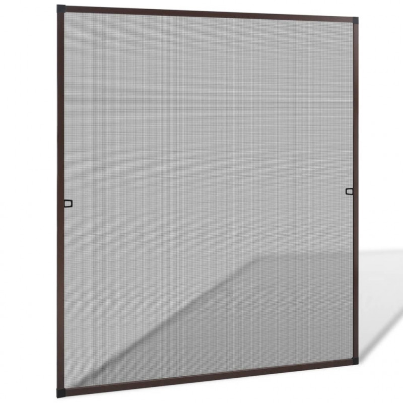 Brązowa moskitiera przeciw insektom 130 x 150 cm