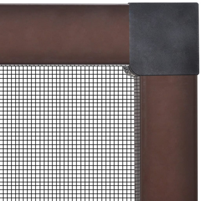 Brązowa moskitiera przeciw insektom 130 x 150 cm