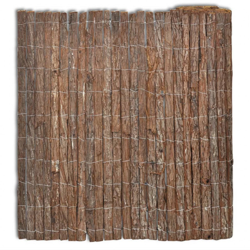 Ogrodzenie z kory, 400 x 100 cm
