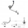 Granitowy, jednokomorowy, biały zlewozmywak z ociekaczem