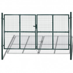 Brama ogrodzeniowa Double Door 300x150 cm, stal malowana proszkowo