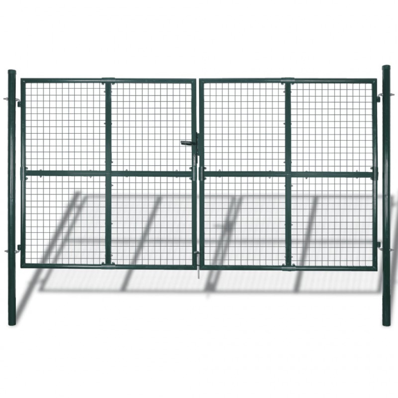 Brama ogrodzeniowa Double Door 300x150 cm, stal malowana proszkowo