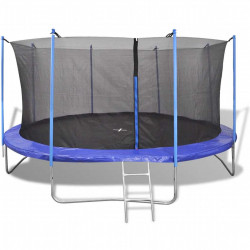 Trampolina z akcesoriami, zestaw 5 części, 3,96 m