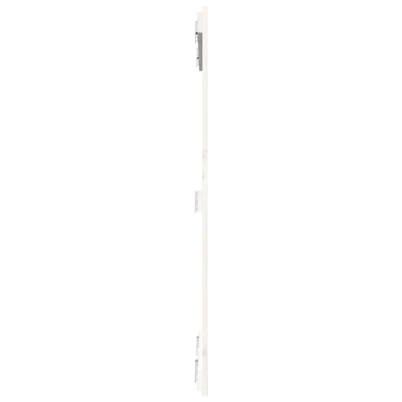 Wezgłowie łóżka, białe, 82,5x3x110 cm, lite drewno sosnowe