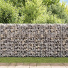 Kosz gabionowy, galwanizowana stal, 120x30x50 cm