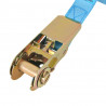 Pasy transportowe z zapadkami, 4 szt, 0,8 T, 6mx25mm, niebieski