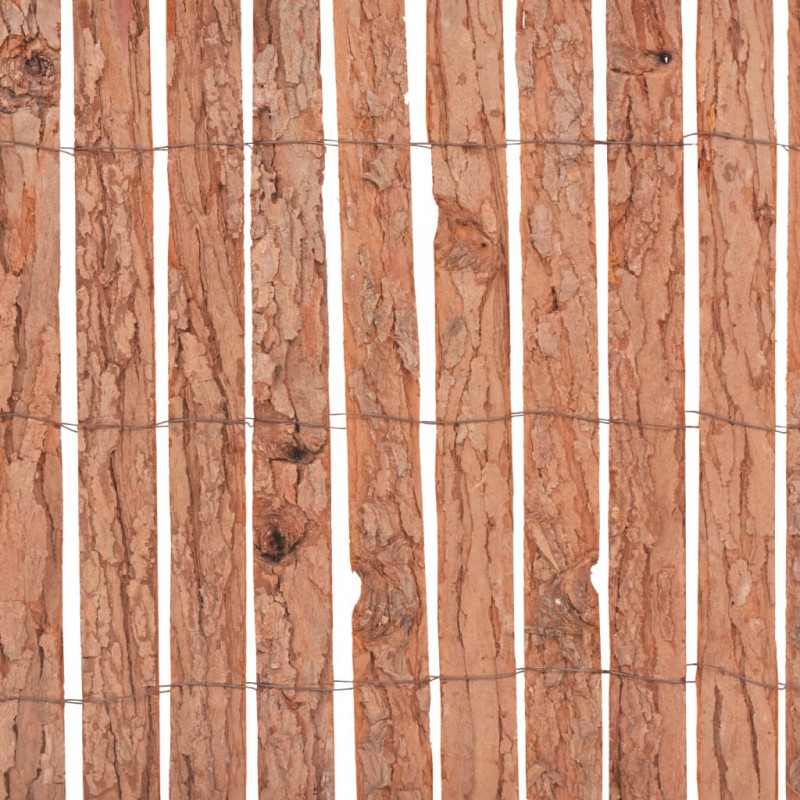 Ogrodzenie z kory, 1000 x 30 cm