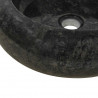 Umywalka, 40 x 12 cm, marmurowa, czarna