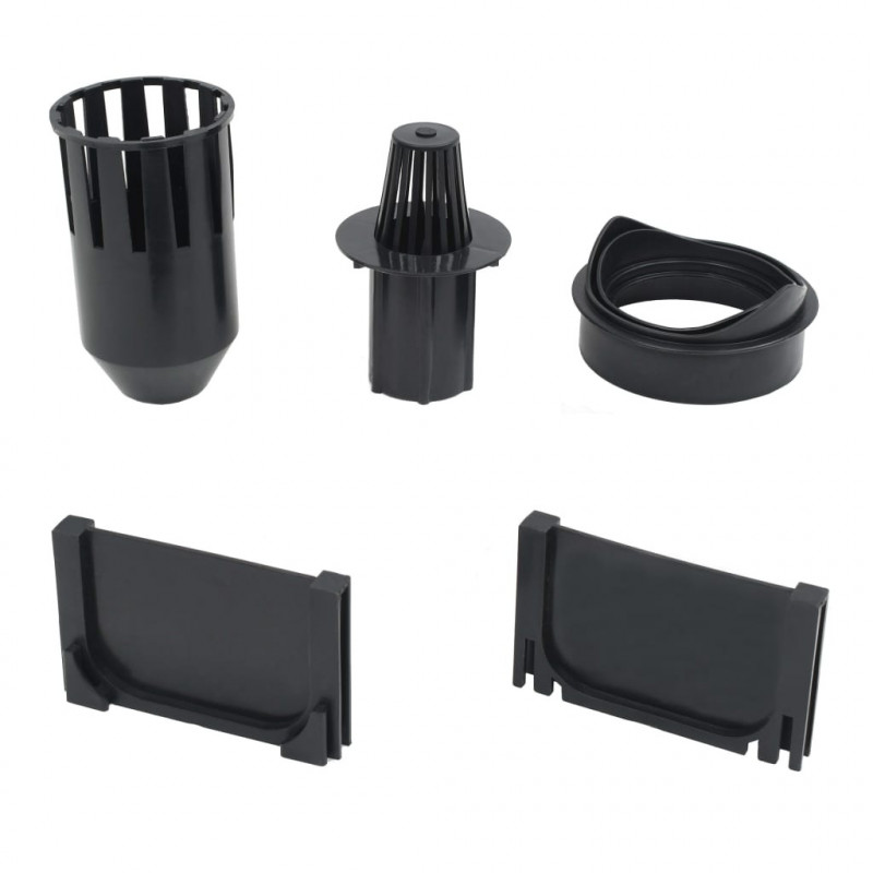 Kanały odpływowe, 12 szt., plastik, 12 m
