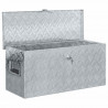 Aluminiowa skrzynia, 80 x 30 x 35 cm, srebrna