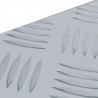 Aluminiowa skrzynia, 90,5 x 35 x 40 cm, srebrna