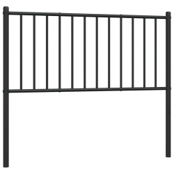 Metalowe wezgłowie, czarne, 100 cm