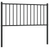 Metalowe wezgłowie, czarne, 100 cm
