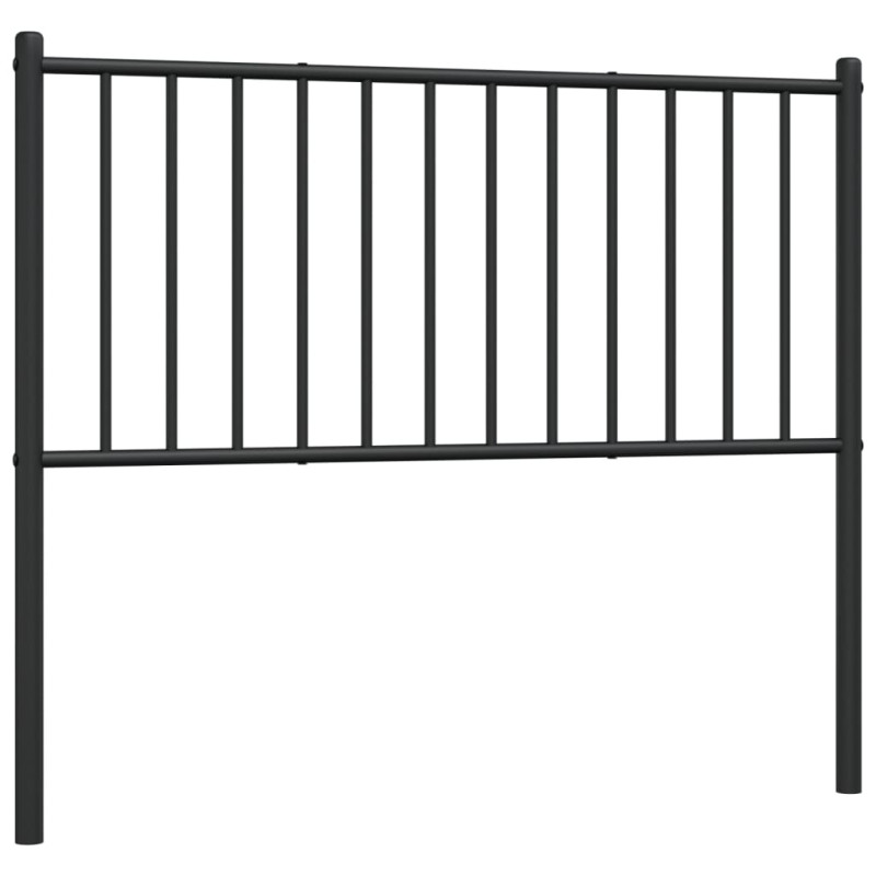 Metalowe wezgłowie, czarne, 100 cm