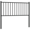 Metalowe wezgłowie, czarne, 100 cm