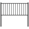 Metalowe wezgłowie, czarne, 100 cm