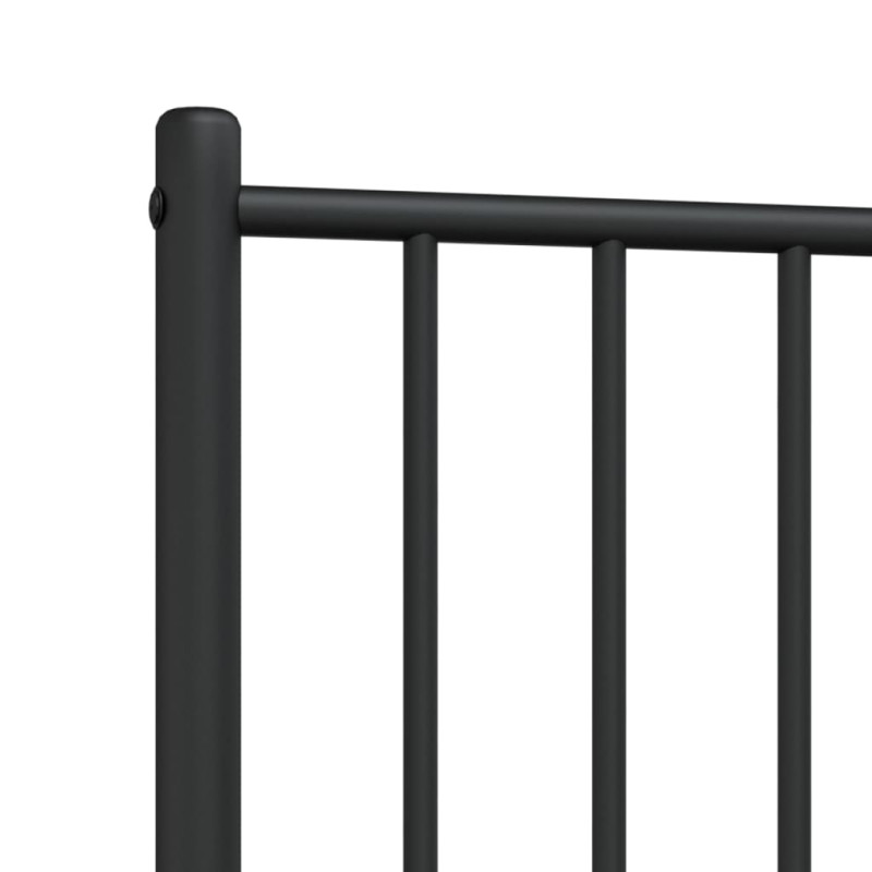 Metalowe wezgłowie, czarne, 100 cm