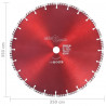 Tarcza diamentowa turbo, stal, 350 mm