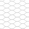 Ogrodzenie z siatki, stal i PVC, 25x0,75 m, szare