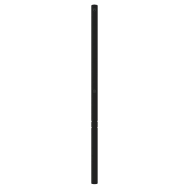 Metalowe wezgłowie, czarne, 180 cm