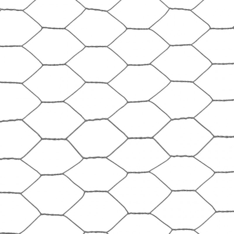Ogrodzenie z siatki, stal i PVC, 25x1,2 m, szare